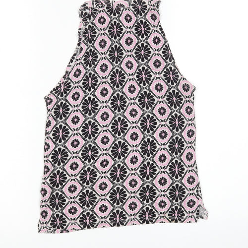 Topshop Womens Multicoloured Floral  Basic Tank Size 6