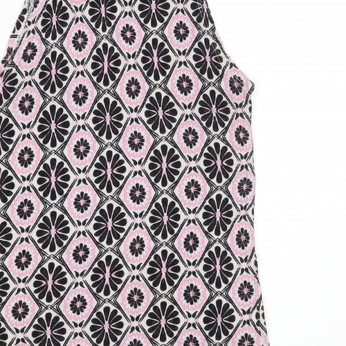 Topshop Womens Multicoloured Floral  Basic Tank Size 6