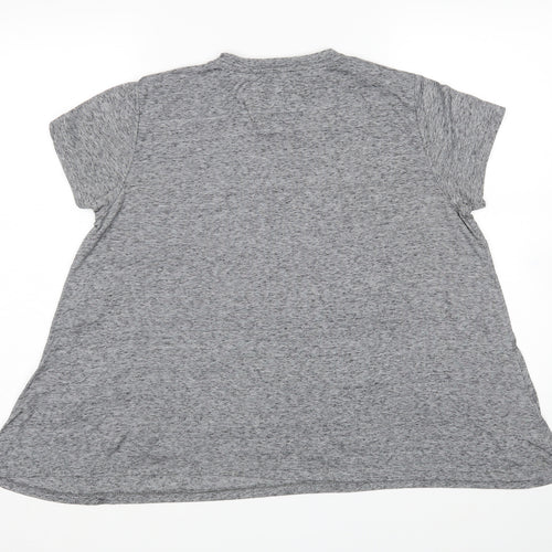 River Island Womens Grey   Basic T-Shirt Size 6
