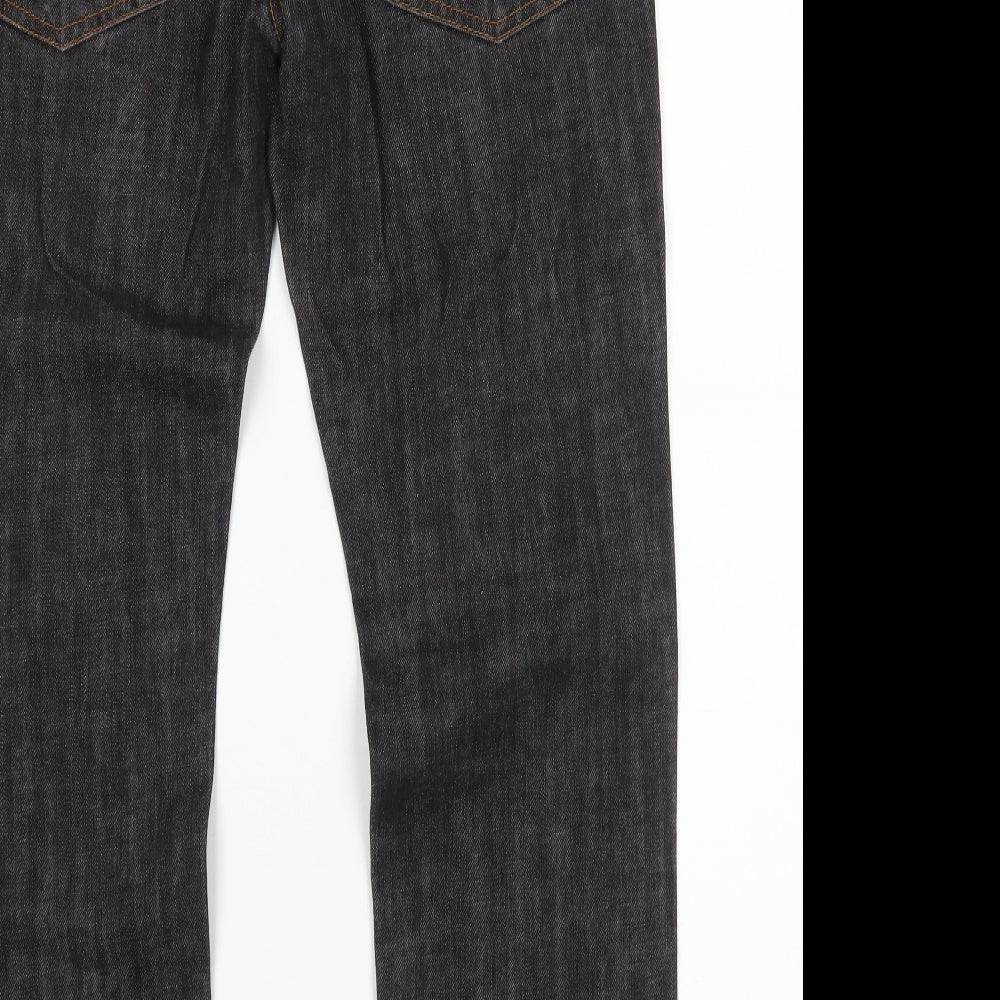 Denim Co Mens Black   Straight Jeans Size 34 L30 in