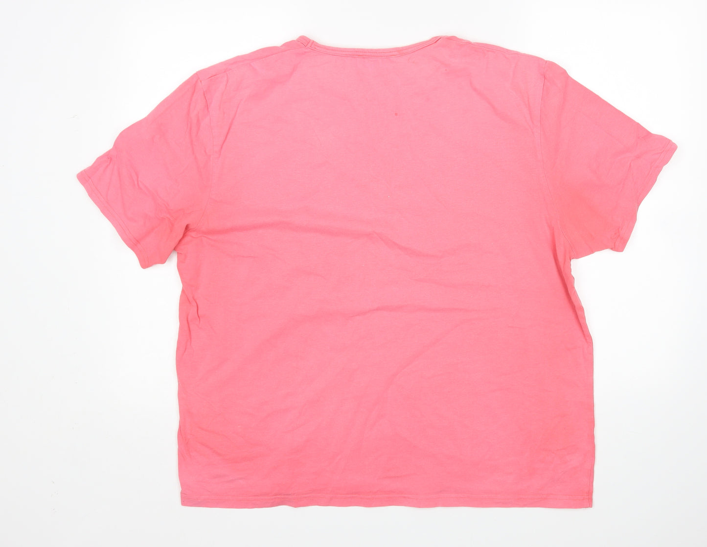 Yves Saint Laurent Womens Pink   Basic T-Shirt Size 2XL