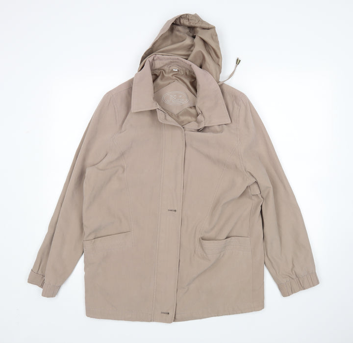 Jbc Womens Beige Overcoat Coat Size 12