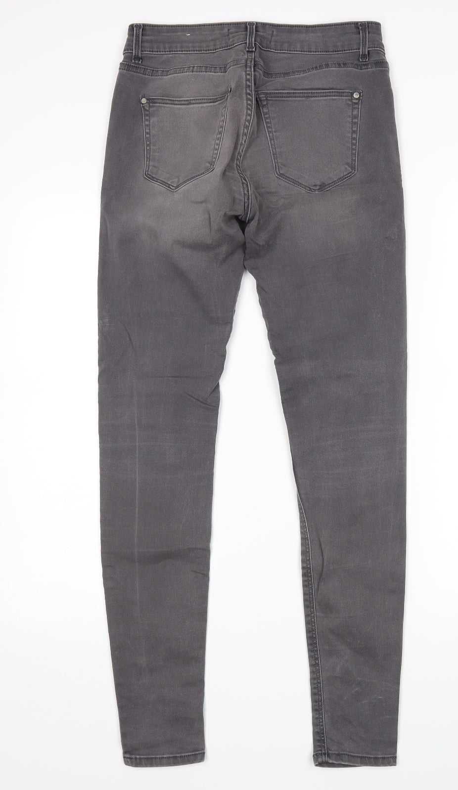 Mango Womens Grey   Skinny Jeans Size 8 L30 in