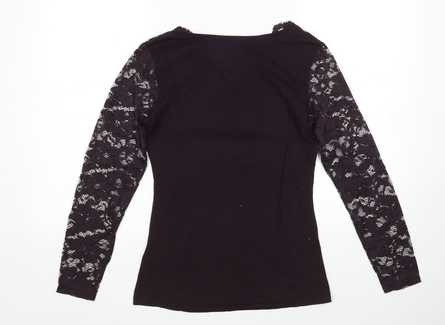 H&M Womens Purple   Basic Blouse Size S