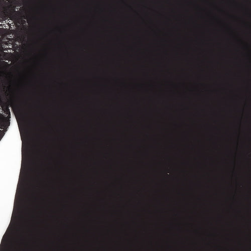 H&M Womens Purple   Basic Blouse Size S