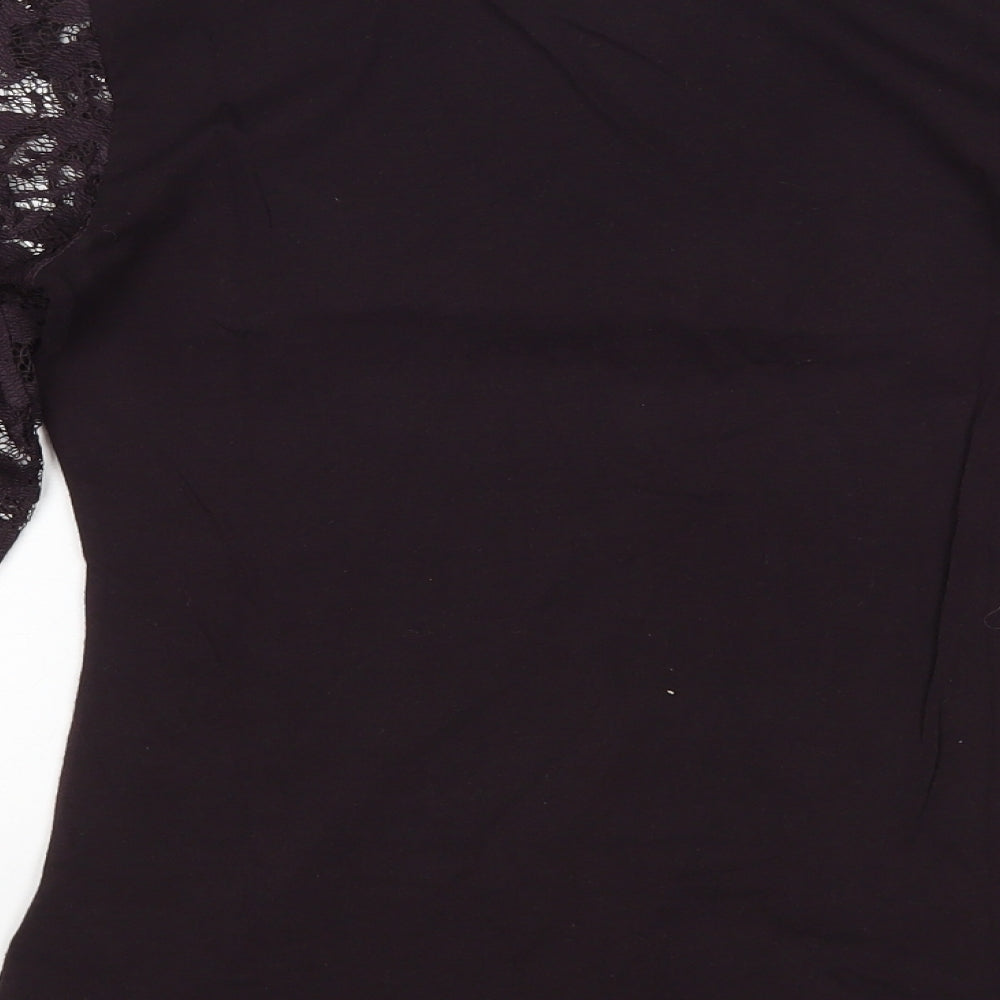 H&M Womens Purple   Basic Blouse Size S