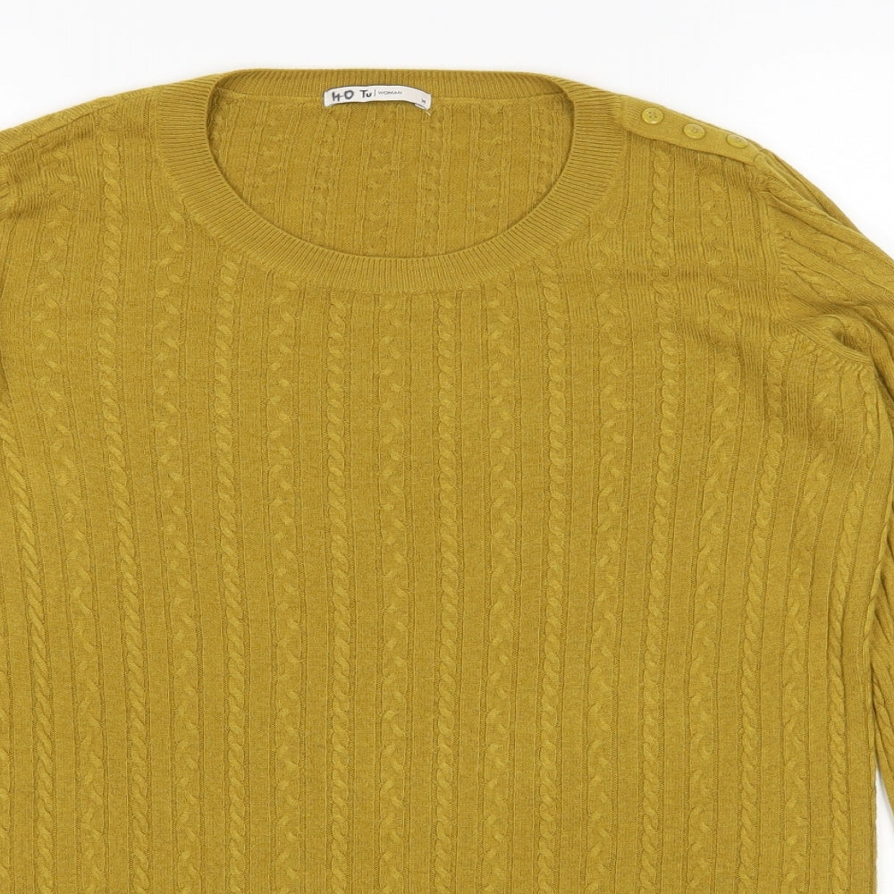 TU Womens Green   Pullover Jumper Size 12