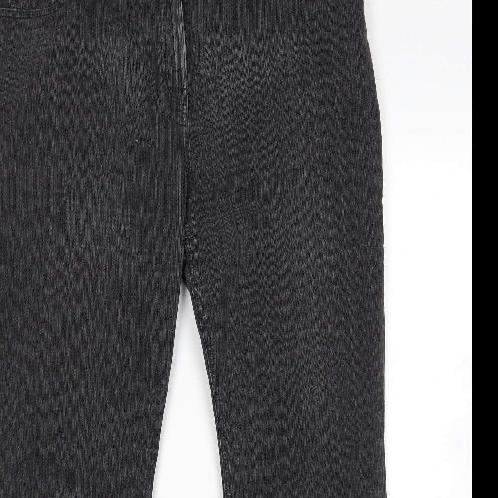 Preworn Womens Grey   Bootcut Jeans Size 18 L29 in