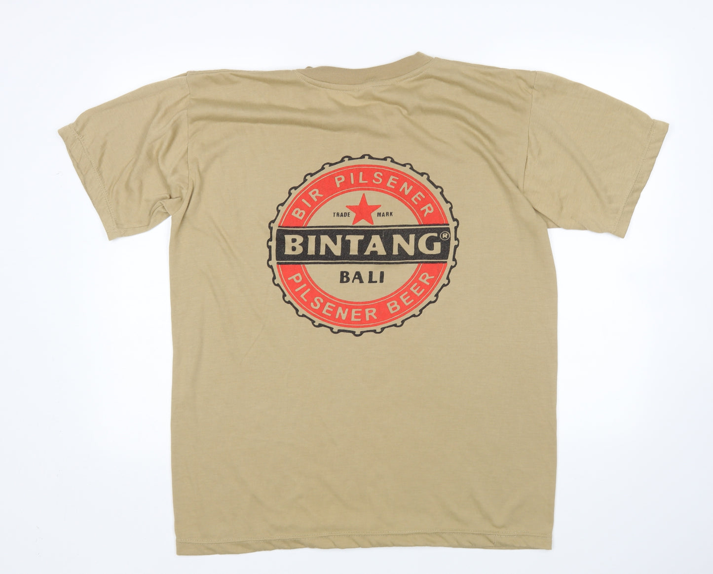 Bintang Mens Beige    T-Shirt Size XL