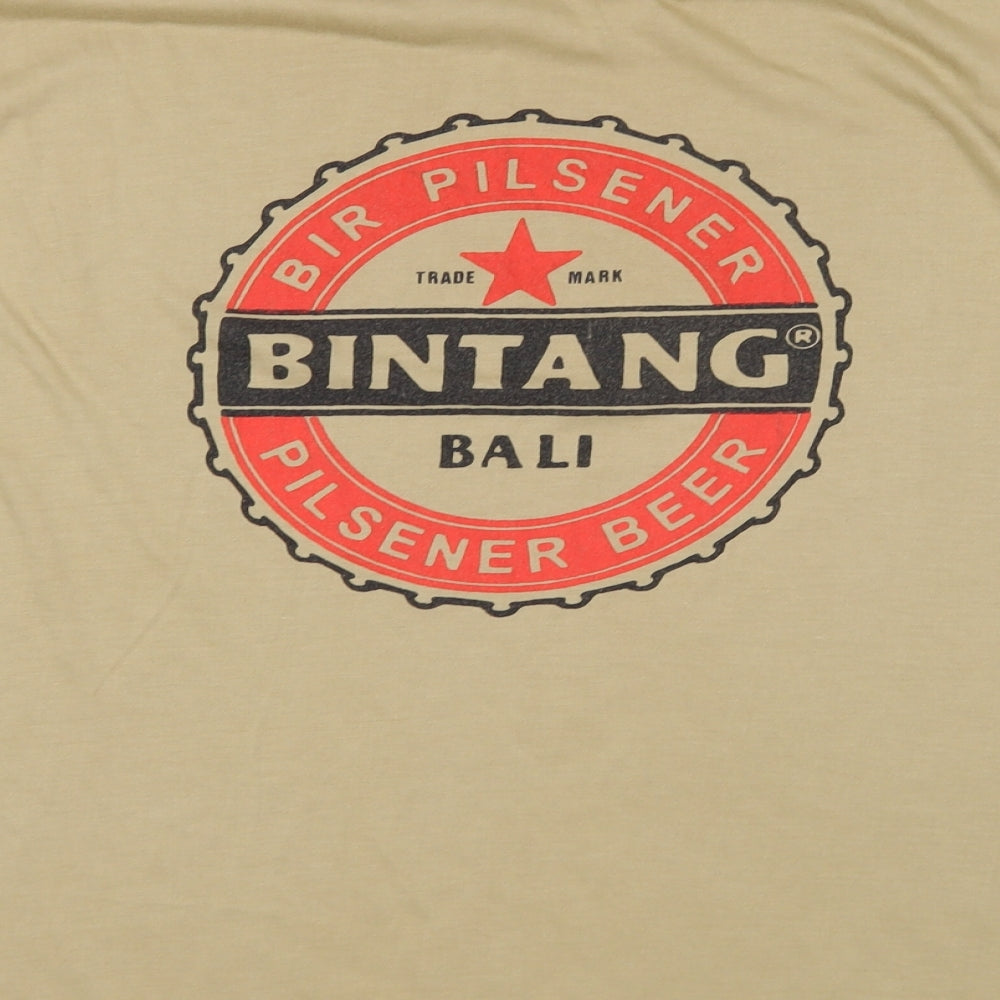Bintang Mens Beige    T-Shirt Size XL
