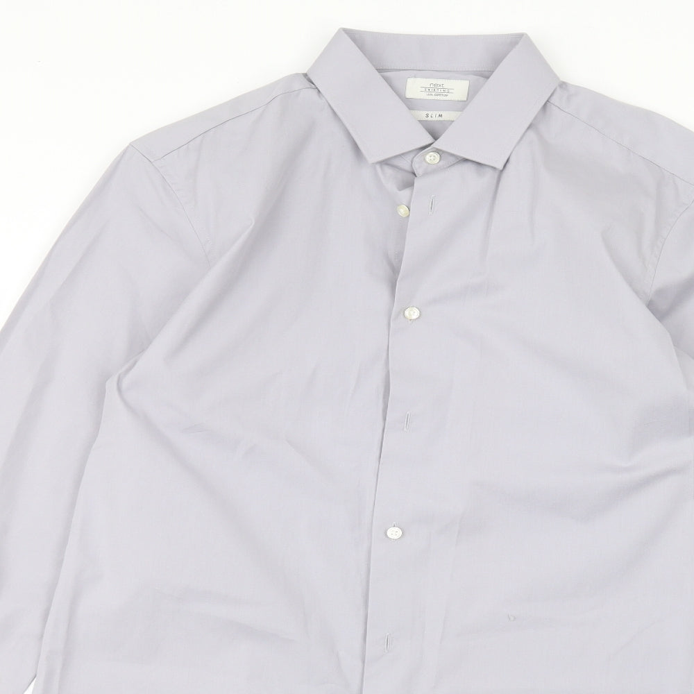 NEXT Mens Blue    Dress Shirt Size 16