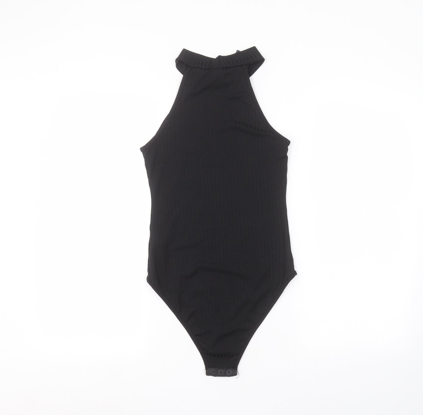 Boohoo Womens Black   Bodysuit One-Piece Size 8