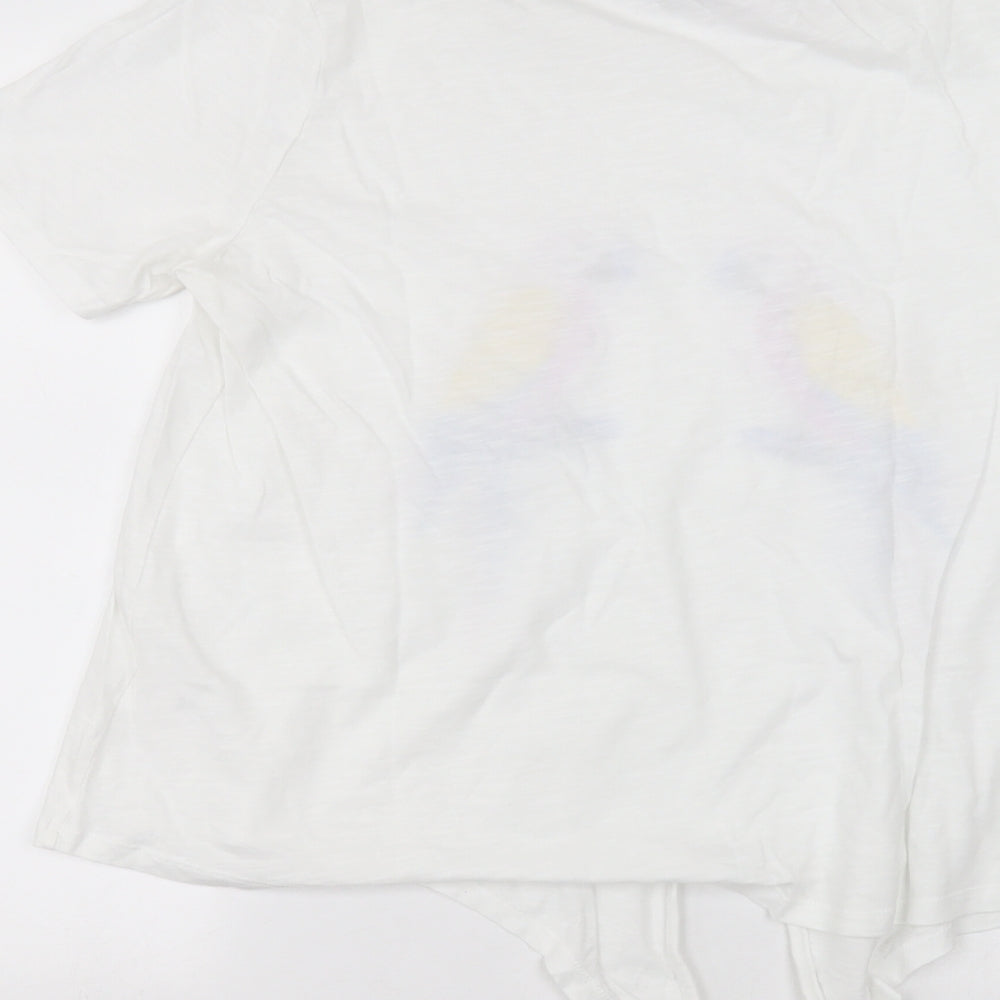 George Womens White   Basic T-Shirt Size 14