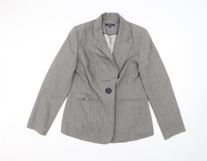 Debinhams Womens Grey Jacket Size 14