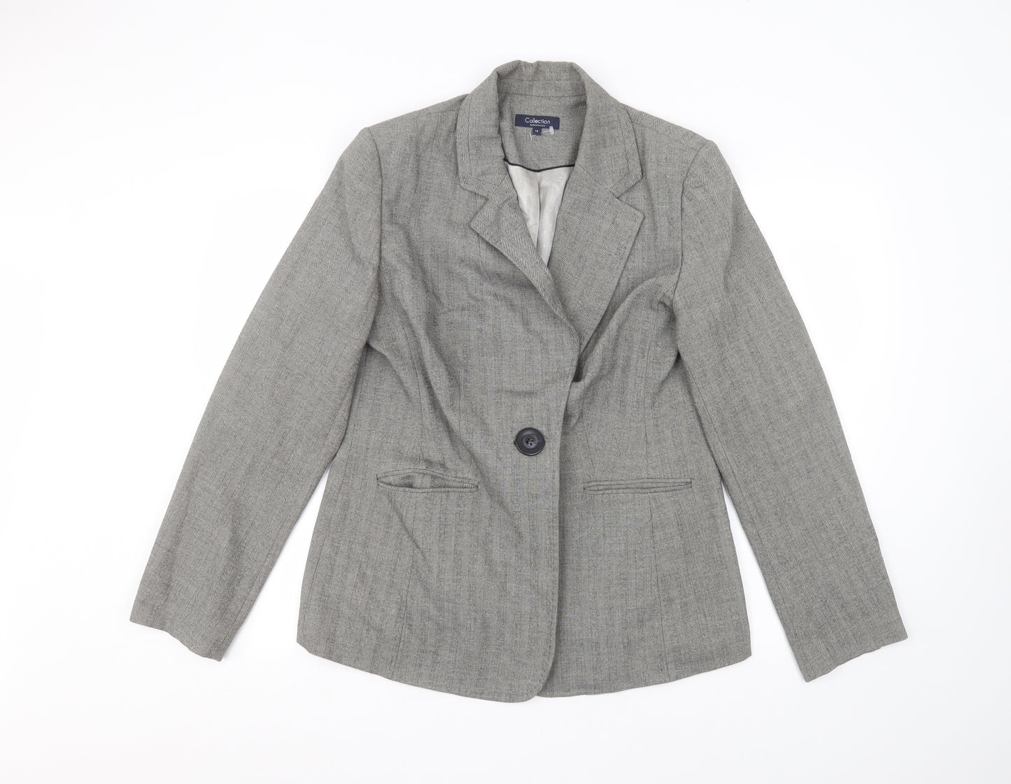 Debinhams Womens Grey   Jacket  Size 14