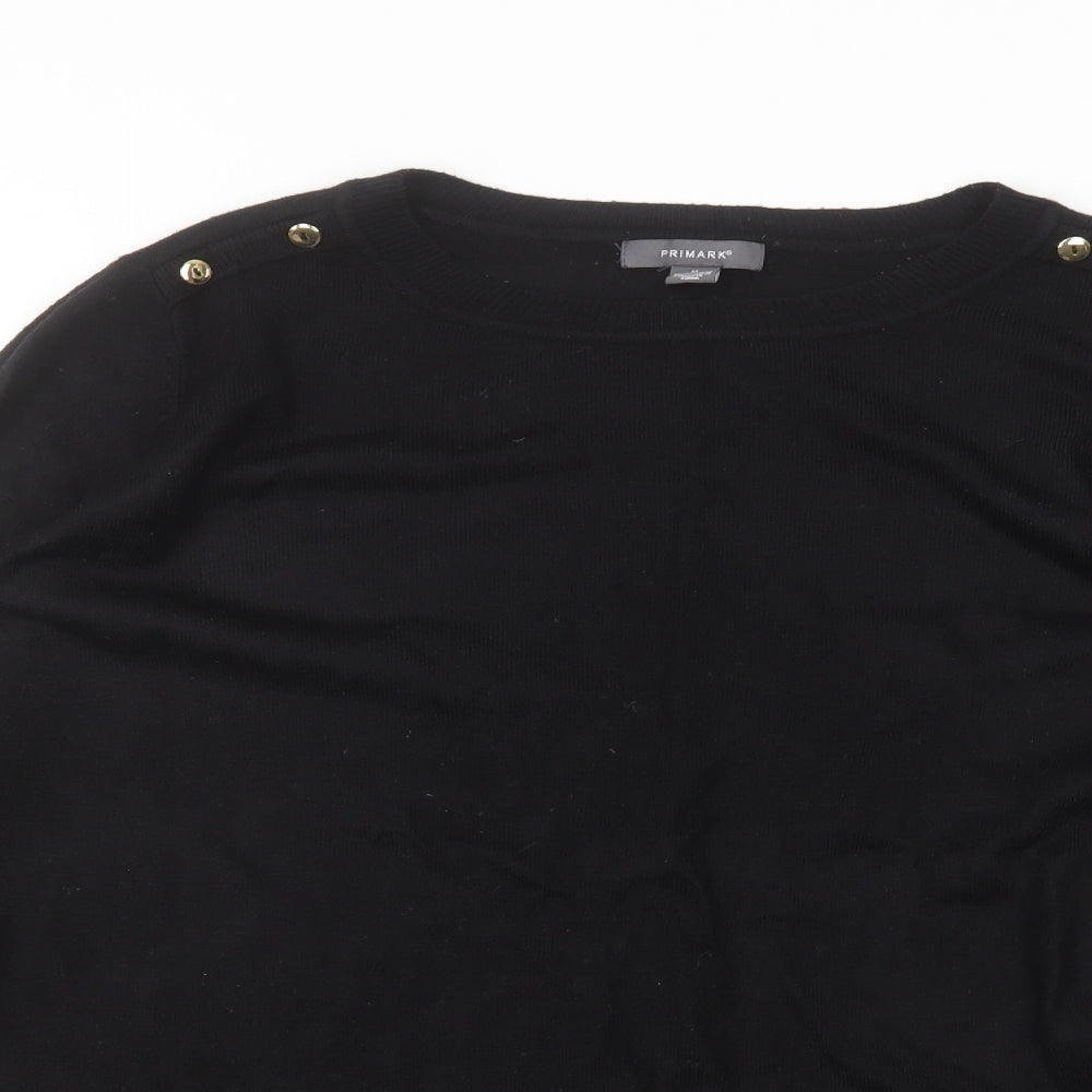 Primark Womens Black   Basic T-Shirt Size M