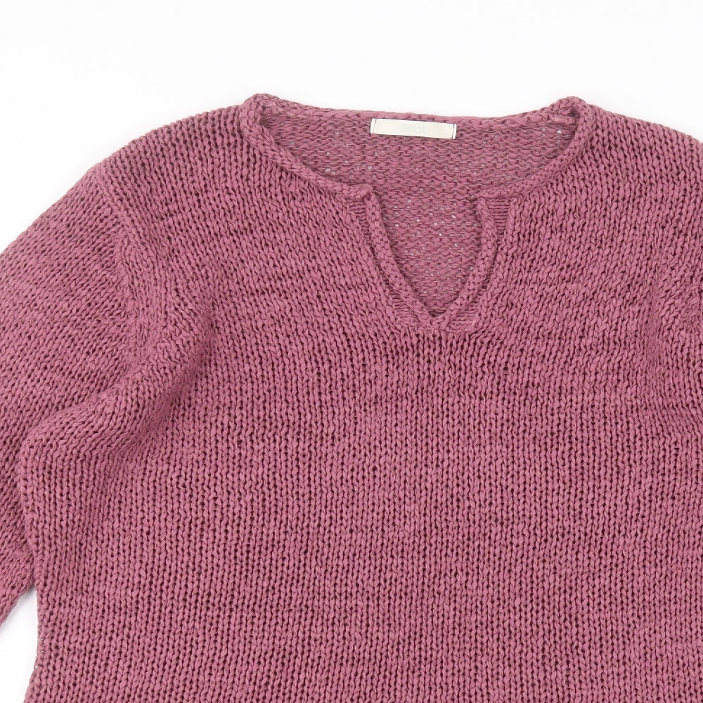 Marks and Spencer Womens Pink   Pullover Jumper Size 16