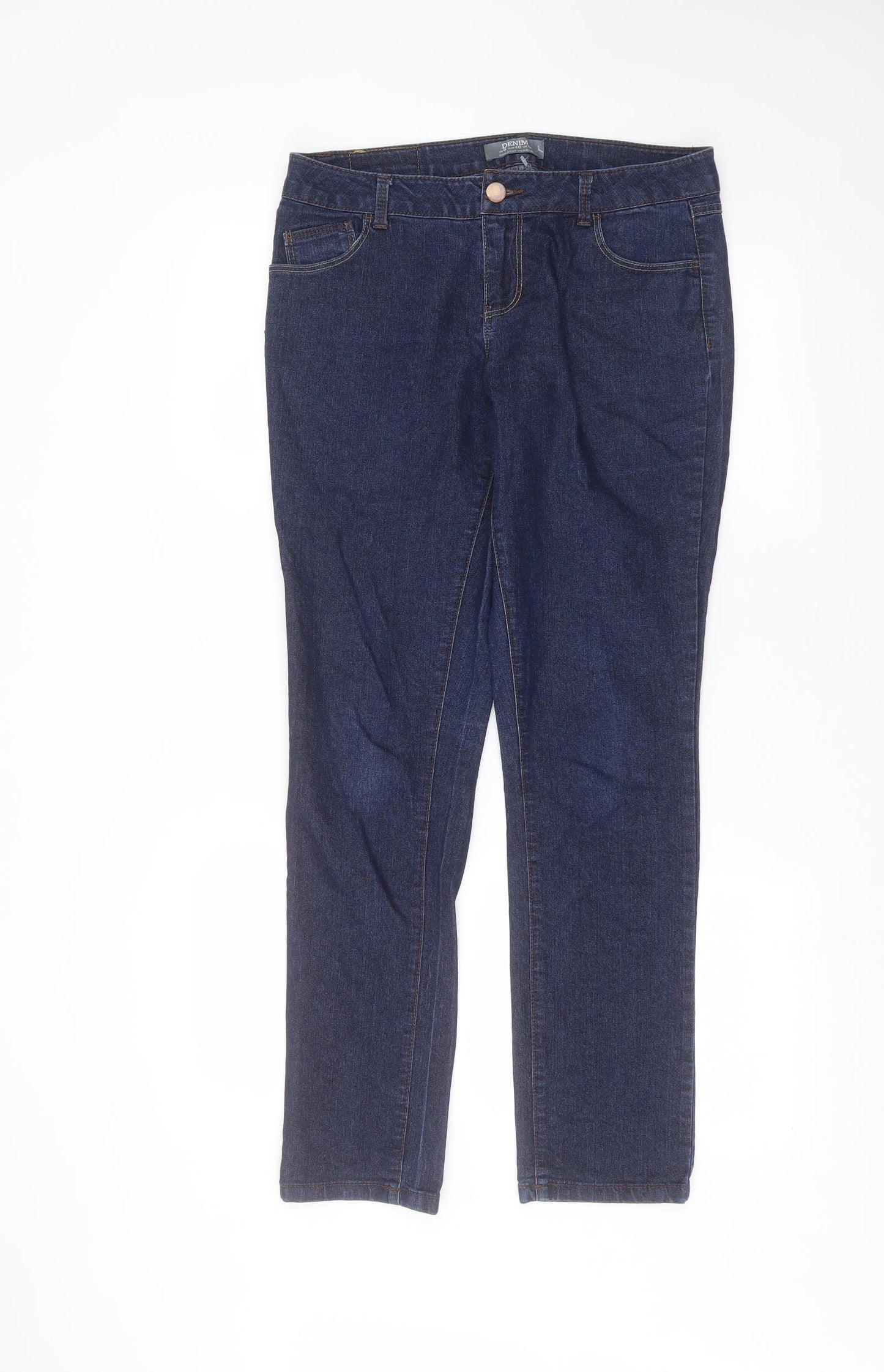 Dorothy Perkins Womens Blue   Skinny Jeans Size 12 L30 in