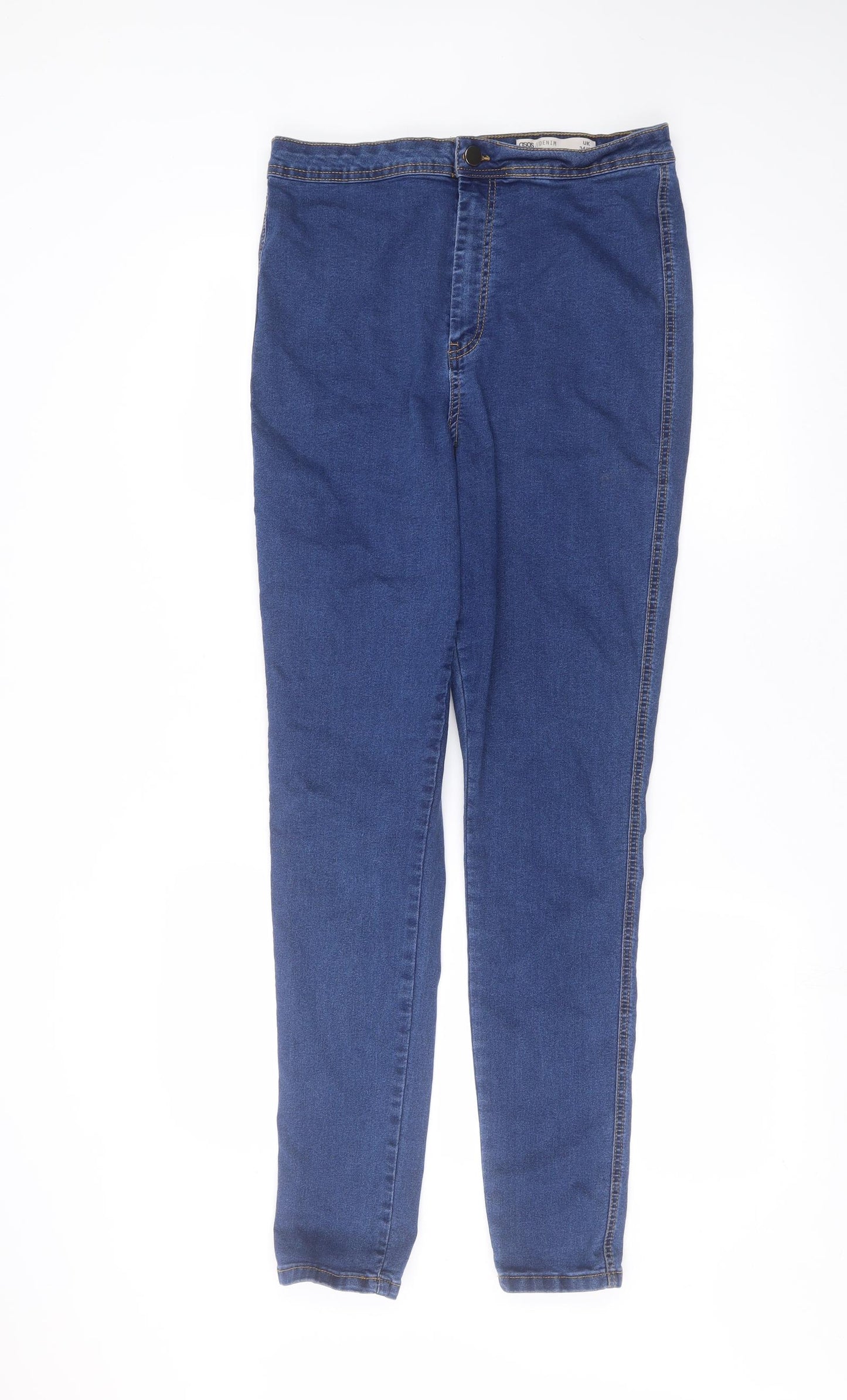 ASOS Womens Blue   Skinny Jeans Size 34 in L34 in