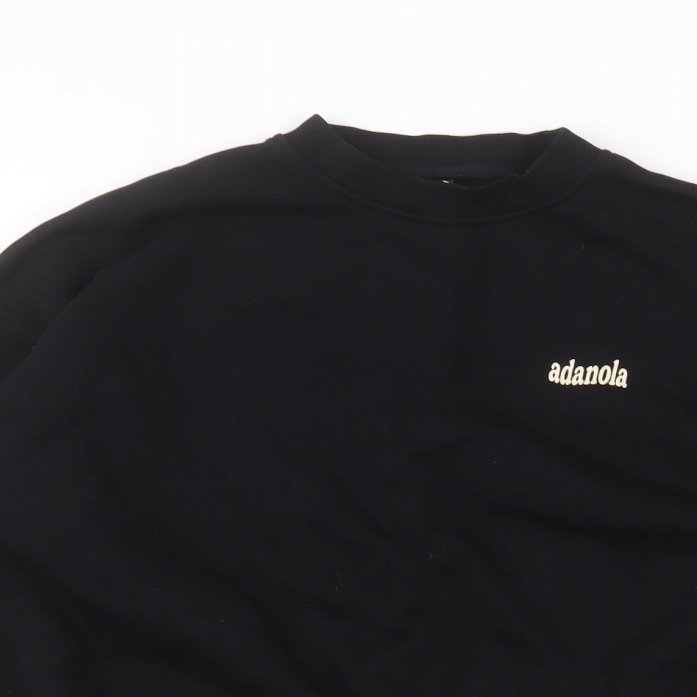 Adanola Mens Black   Pullover Jumper Size M