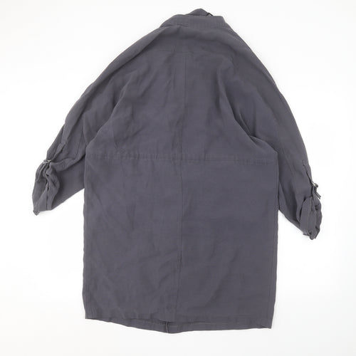 Preworn Womens Grey   Cardigan Jumper Size 10