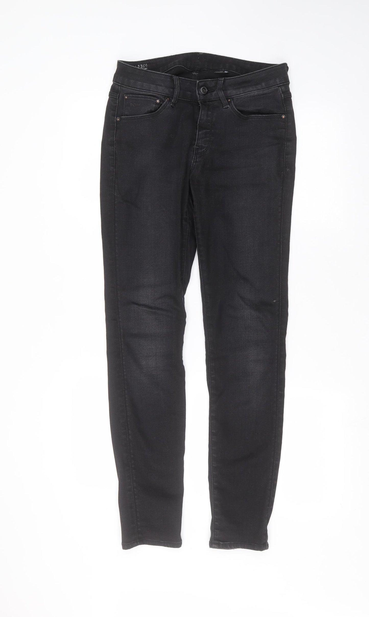 Preworn Mens Black   Skinny Jeans Size 29 in L30 in