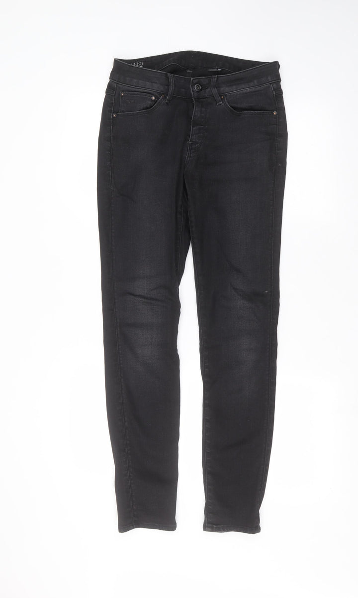 Preworn Mens Black   Skinny Jeans Size 29 in L30 in