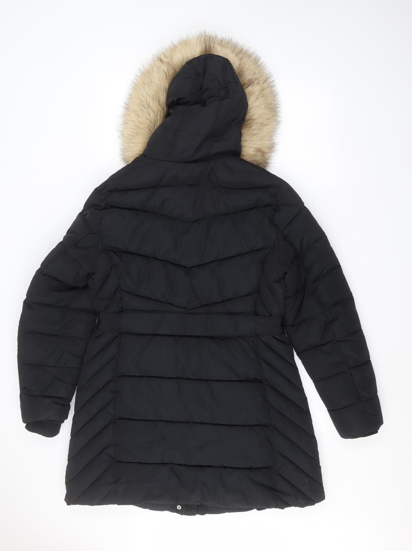 Papaya Womens Black   Parka Coat Size 12