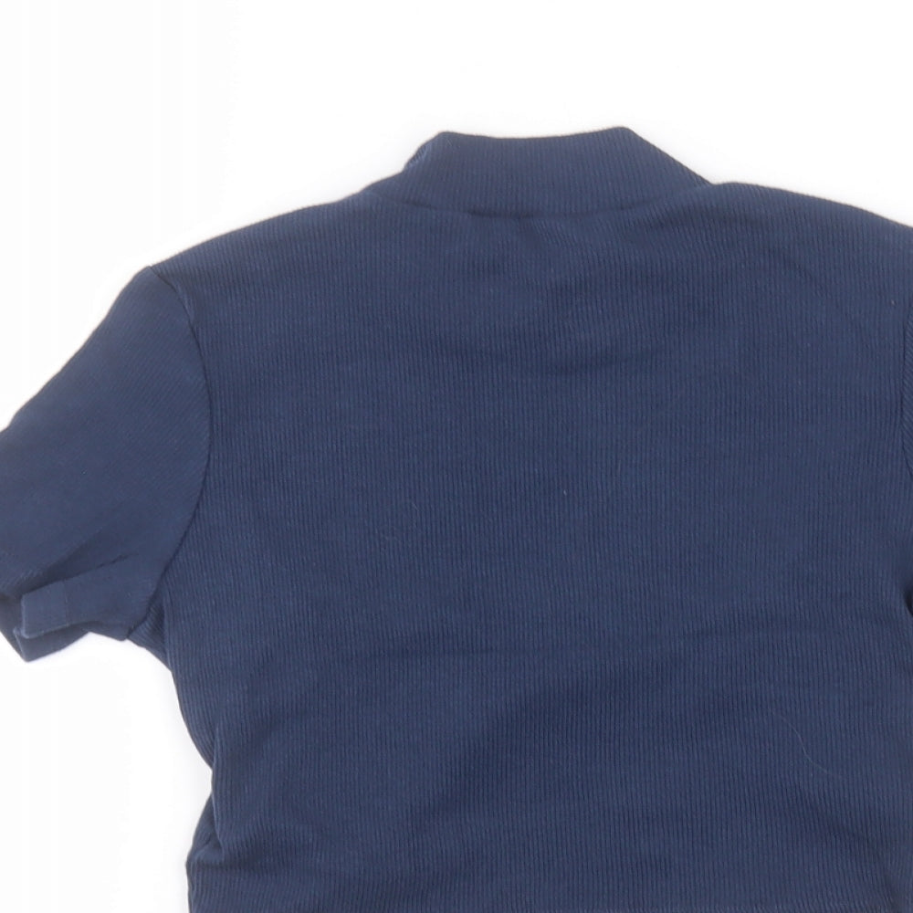 glamourous Womens Blue   Basic T-Shirt Size S