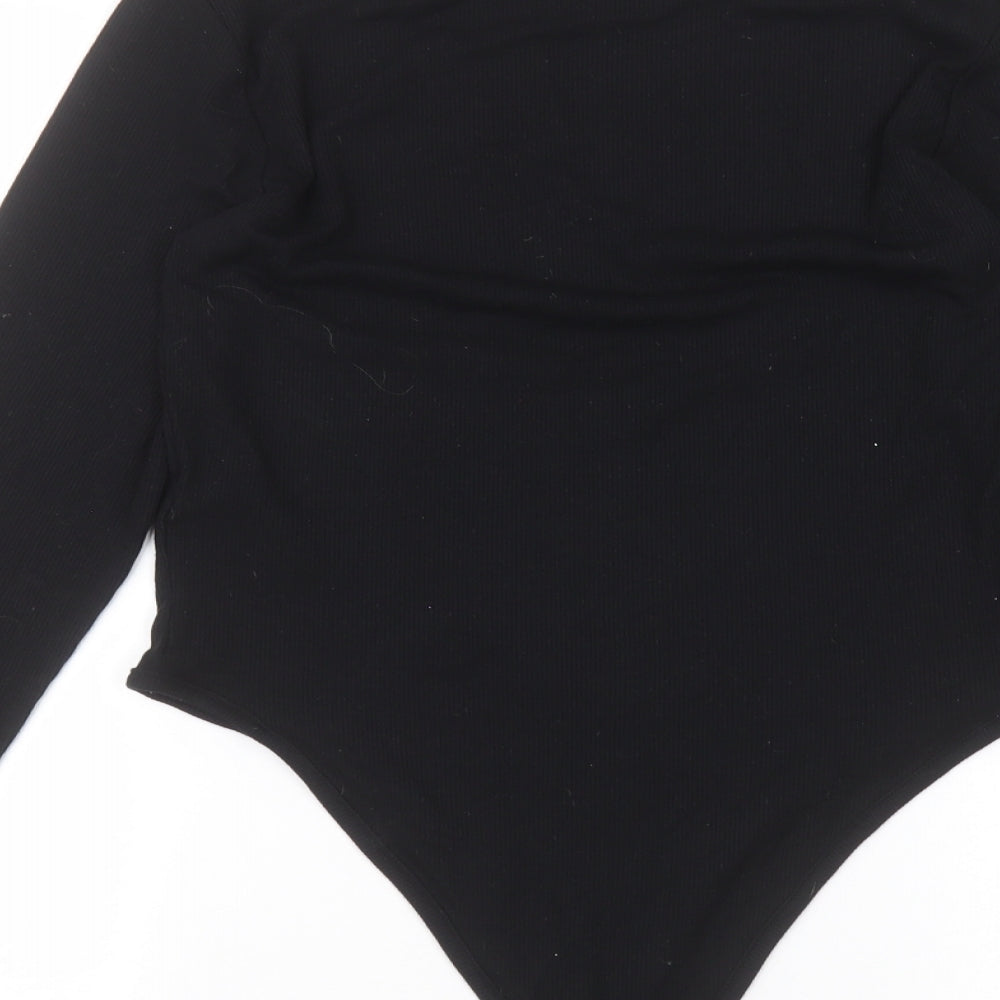 Primark Womens Black   Bodysuit One-Piece Size L