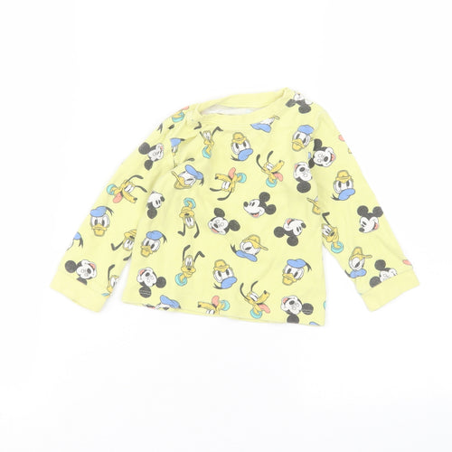 George Baby Yellow   Basic T-Shirt Size 12 Months