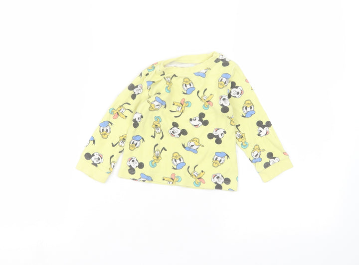 George Baby Yellow   Basic T-Shirt Size 12 Months