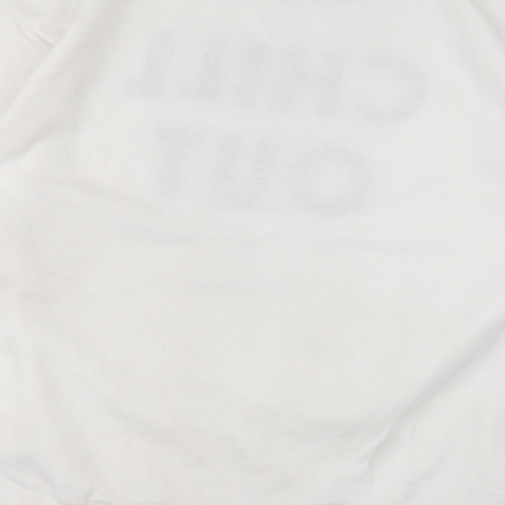 Primark Womens White   Pullover Jumper Size XL