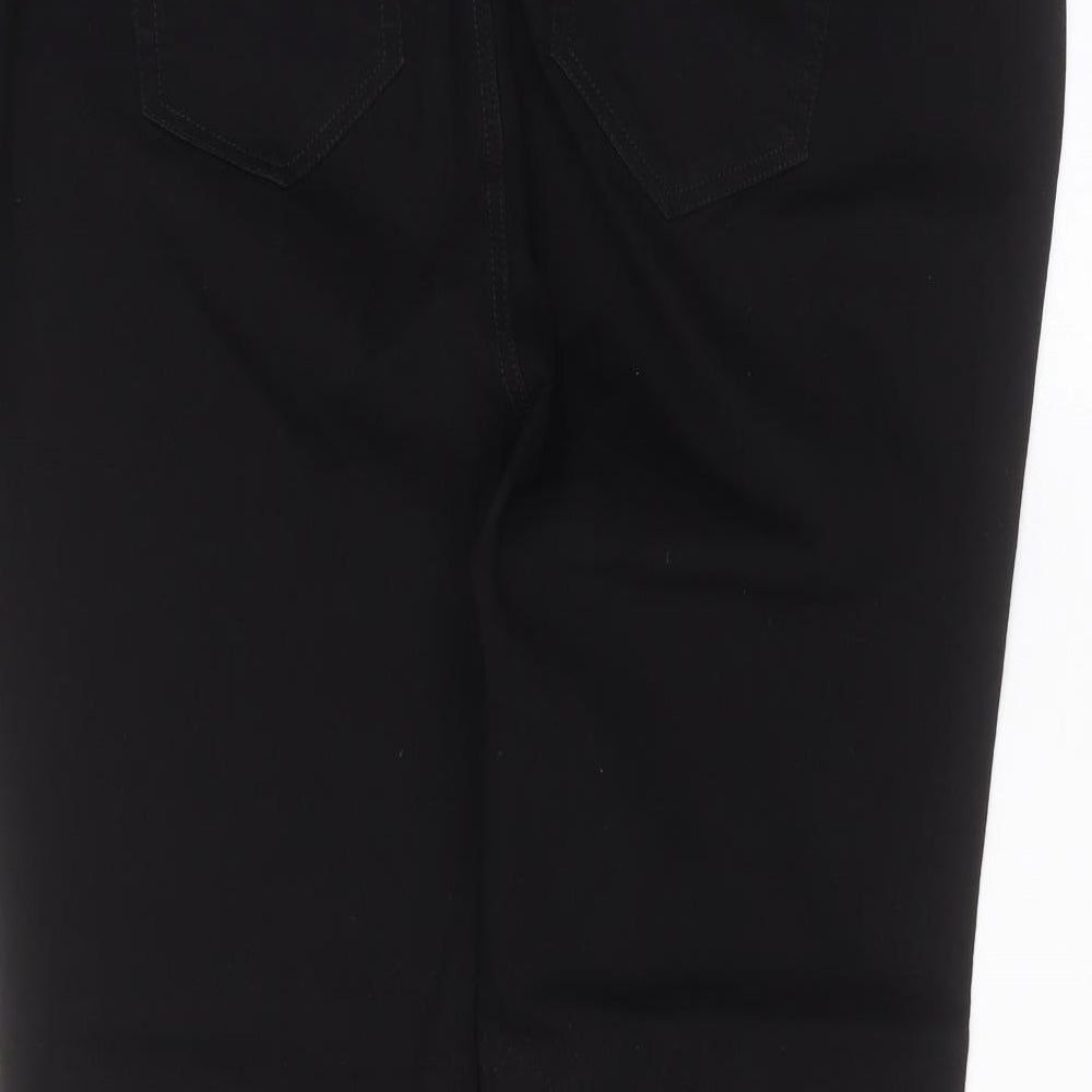 Evans Womens Black   Straight Jeans Size 26 L27 in