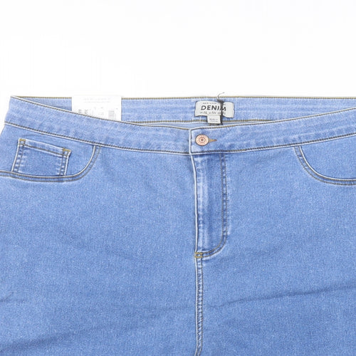 New Look Womens Blue   Bermuda Shorts Size 26