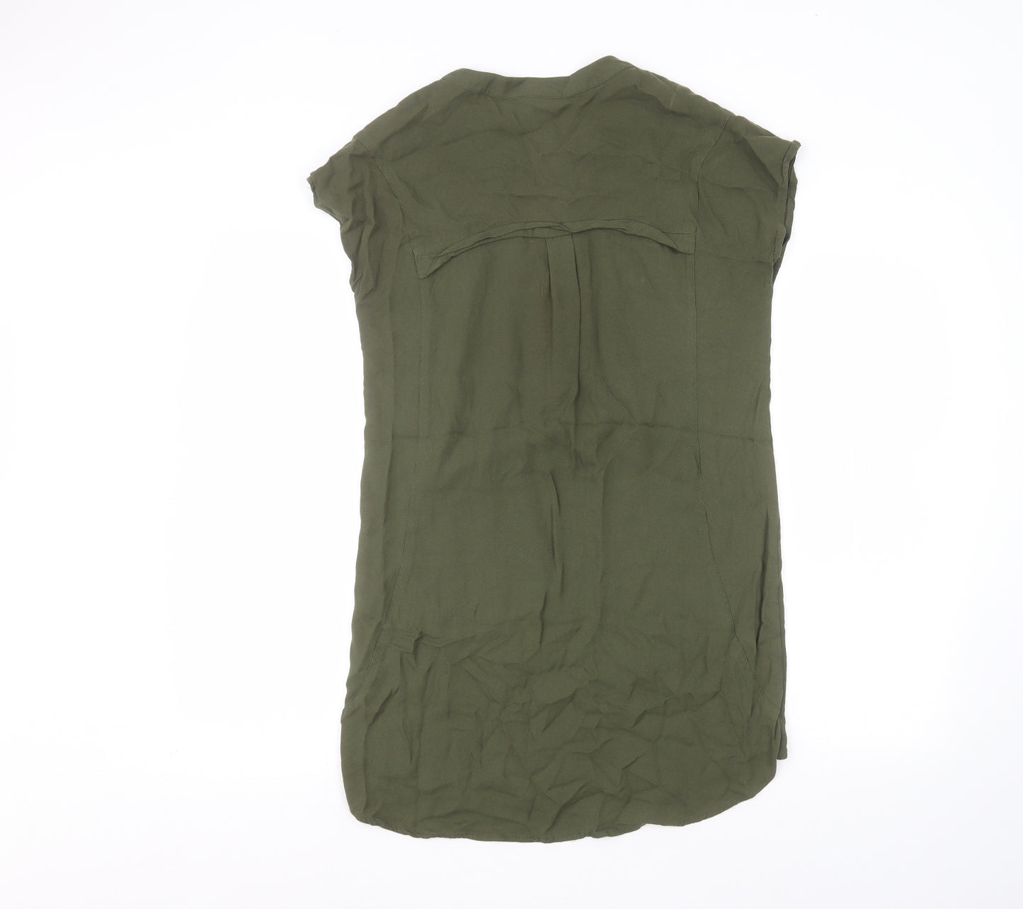 Warehouse Womens Green   Basic T-Shirt Size 12