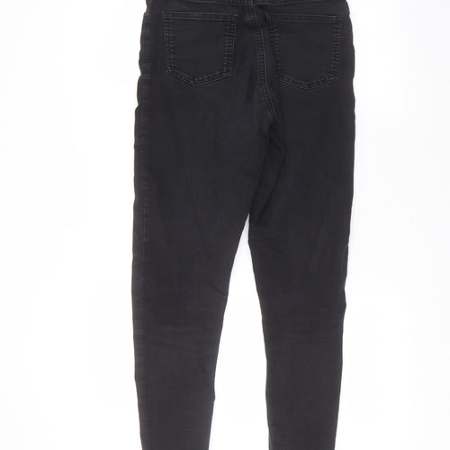 Marks and Spencer Womens Black   Straight Jeans Size 10 L28 in
