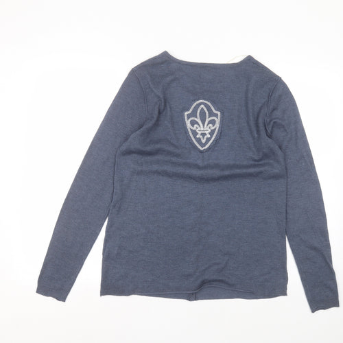 Carling Womens Blue   Cardigan Jumper Size L