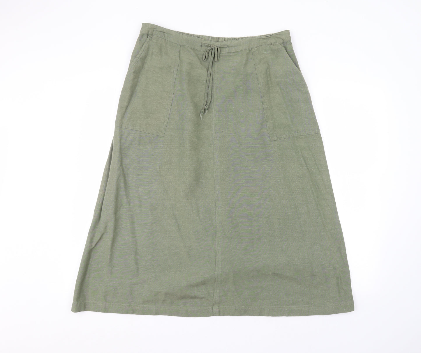 capsule  Womens Green   A-Line Skirt Size 14