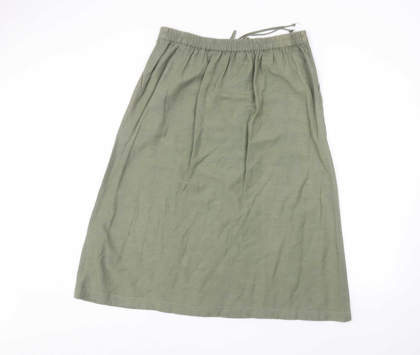 capsule  Womens Green   A-Line Skirt Size 14