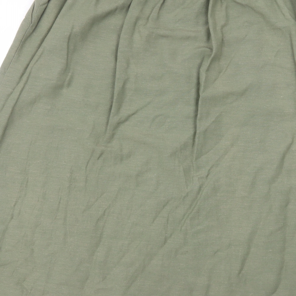 capsule  Womens Green   A-Line Skirt Size 14