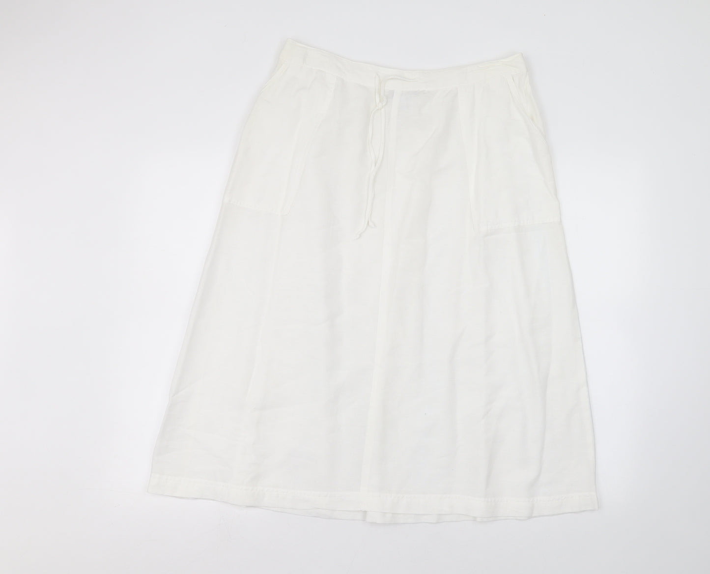 capsule  Womens White   A-Line Skirt Size 14