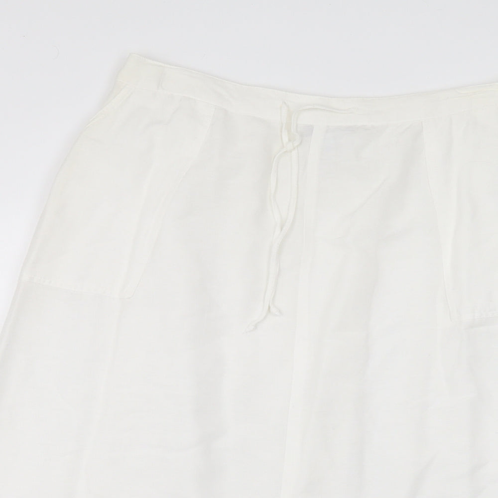 capsule  Womens White   A-Line Skirt Size 14