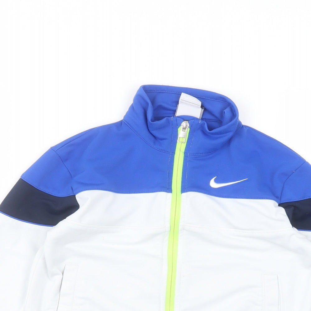 Nike Boys White   Jacket  Size 7-8 Years