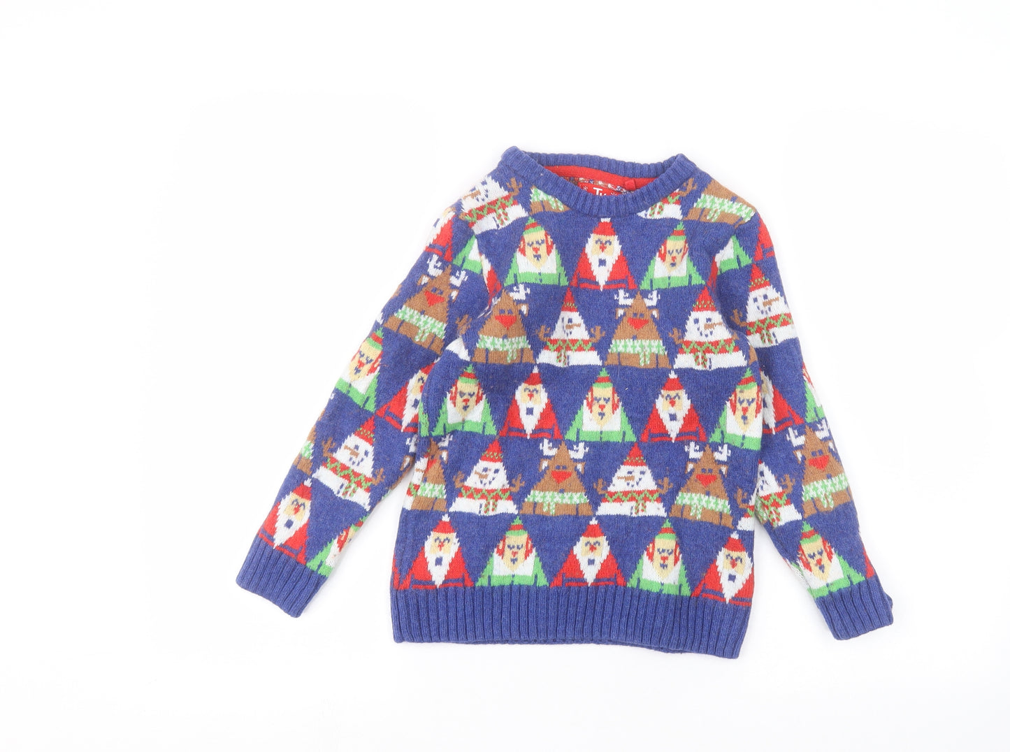 TU Boys Blue   Pullover Jumper Size 8 Years
