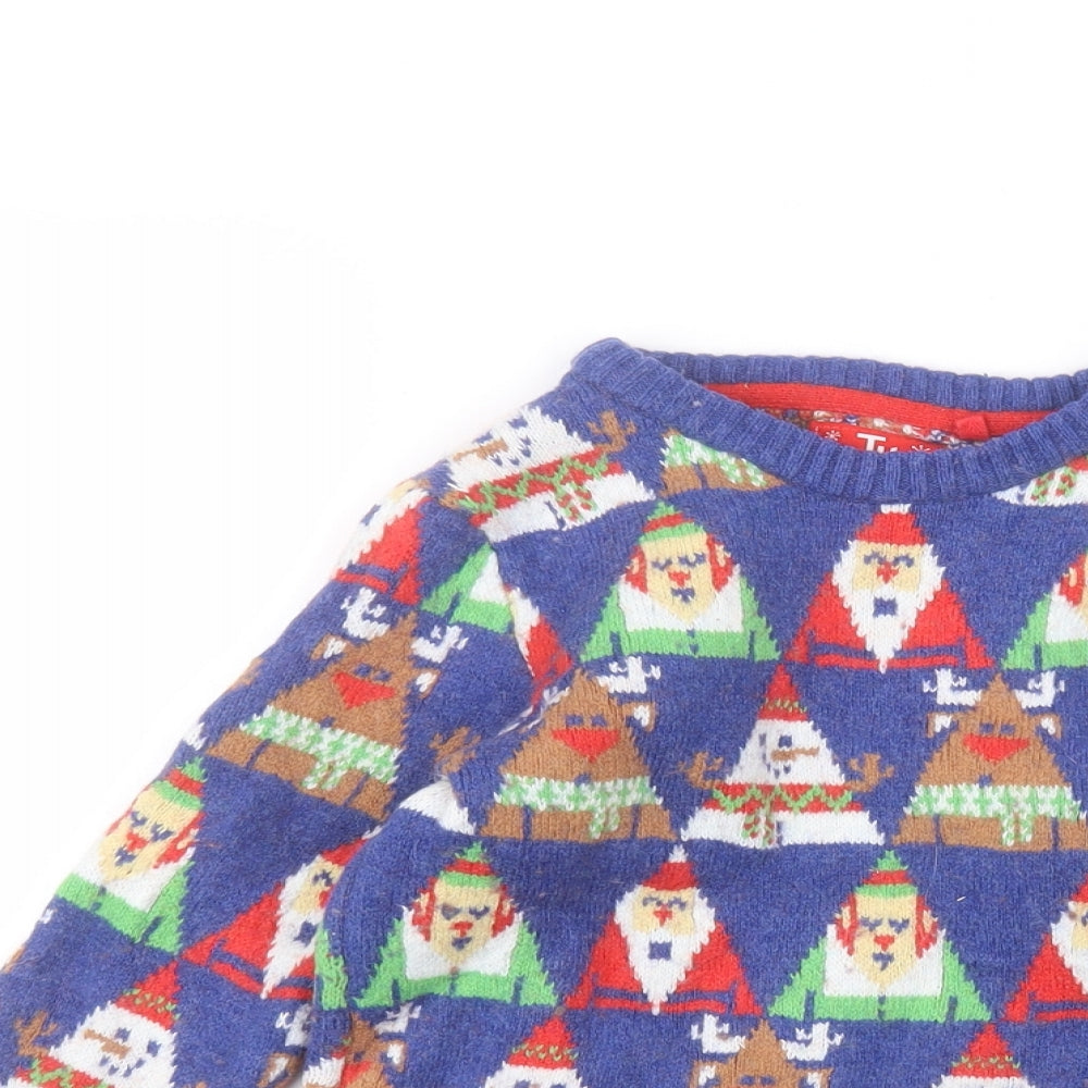 TU Boys Blue   Pullover Jumper Size 8 Years