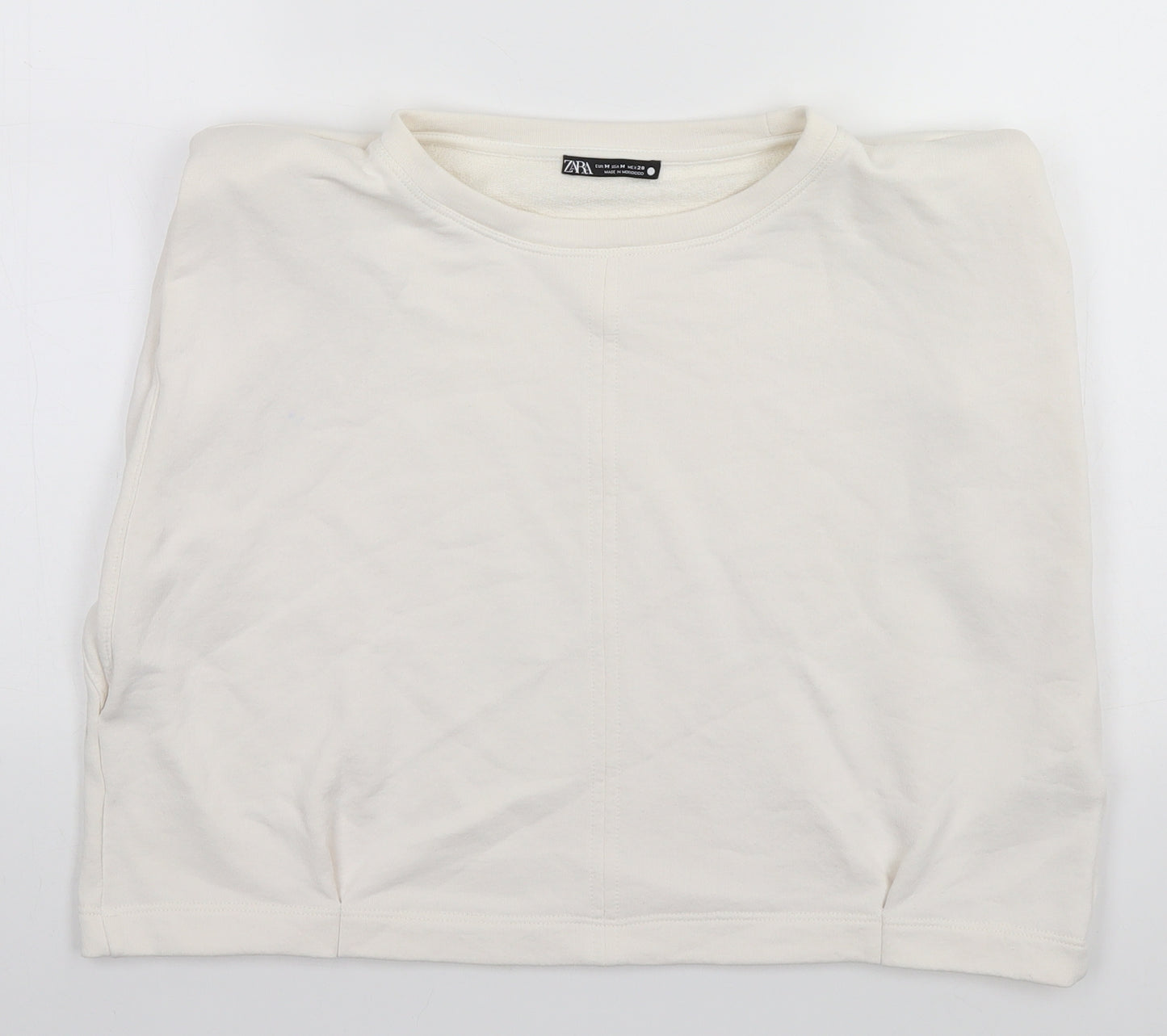 Zara Womens White   Basic T-Shirt Size M