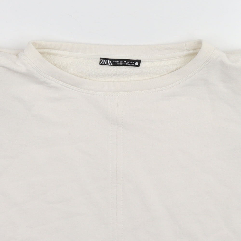 Zara Womens White   Basic T-Shirt Size M