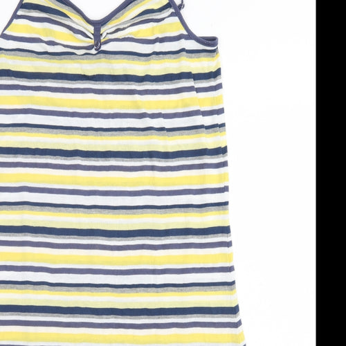 Preworn Womens Multicoloured Striped  A-Line  Size 12