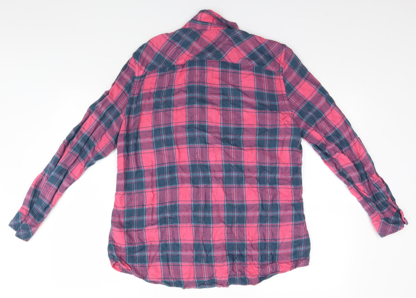 Gap Mens Red Plaid   Button-Up Size XL